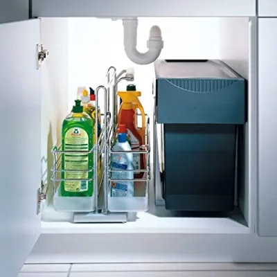 Bộ rổ kéo Cleaning Agent - PORTERO 2 KHAY Hafele 545.48.261