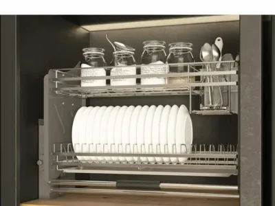 HƯỚNG DẪN LẮP ĐẶT RỔ CHÉN ĐĨA CỐ ĐỊNH HAFELE TẠI NHÀ