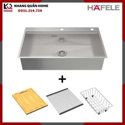 Chậu rửa chén inox WS R0 HS24-SSN1S-8650_SILVER Hafele 567.20.637