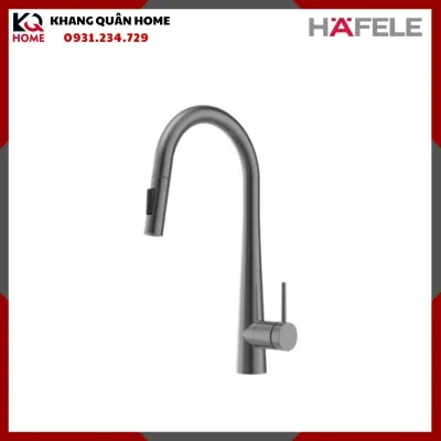 Vòi rửa chén Hafele màu Titan HT24-SH1P417-TITAN 570.85.441