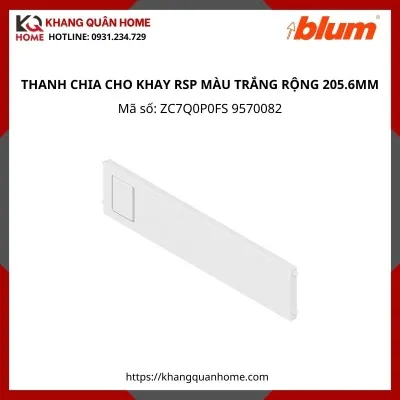 THANH CHIA CHO KHAY RSP MÀU TRẮNG RỘNG 205.6MM ZC7Q0P0FS 9570082