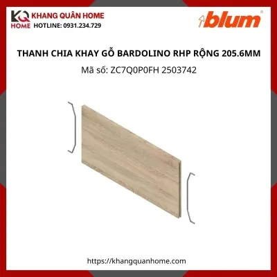 THANH CHIA KHAY GỖ BARDOLINO RHP RỘNG 205.6MM ZC7Q0P0FH 2503742