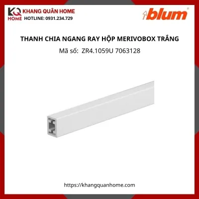 THANH CHIA NGANG AMBIA-LINE CHO RAY HỘP MERIVOBOX TRẮNG ZR4.1059U 7063128