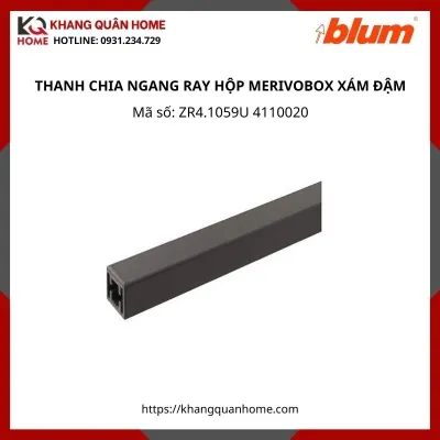 THANH CHIA NGANG AMBIA-LINE CHO RAY HỘP MERIVOBOX XÁM ĐẬM ZR4.1059U 4110020