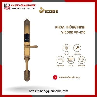 Khóa Điện Tử Vicode VP-K10 Đồng Thau