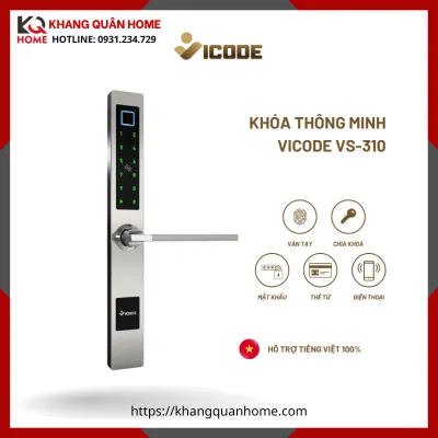Khóa Điện Tử Vicode VS-310 Màu Inox