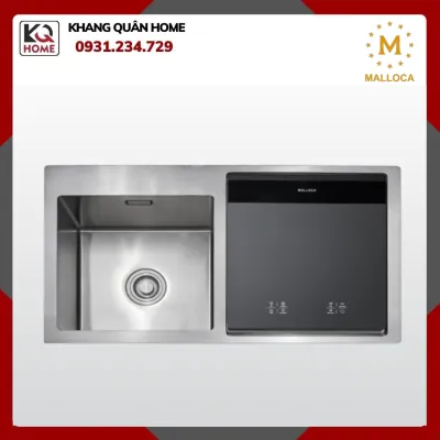 Máy rửa chén tích hợp Malloca WQP6-890F4