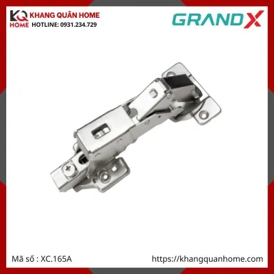 BẢN LỀ GRANDX 165 ĐỘ THẲNG XC.165A