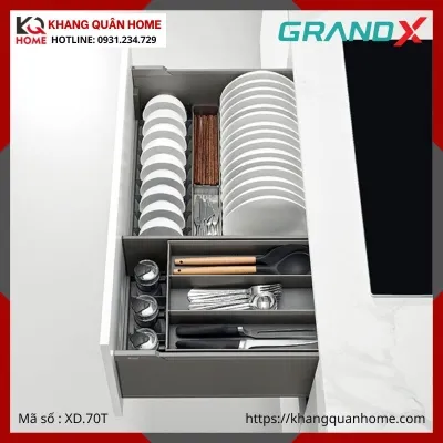 GIÁ BÁT ĐĨA GRANDX 700MM TITANIUM XD.70T