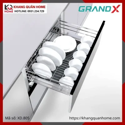 GIÁ BÁT ĐĨA GRANDX 800MM NAN DẸT XD.80S