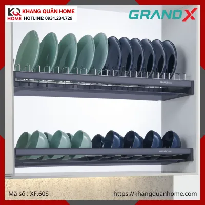GIÁ BÁT ĐĨA CỐ ĐỊNH GRANDX 600MM NAN DẸT SUS304 XF.60S