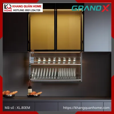 GIÁ BÁT NÂNG HẠ ĐIỆN GRANDX NAN OVAL 800MM XL.80EM