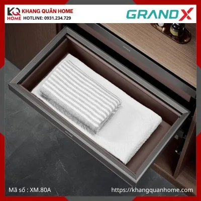 NGĂN ĐỰNG QUẦN ÁO BỌC DA GRANDX R800MM XM.80A