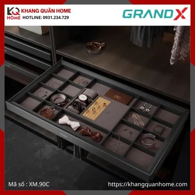 KHAY ĐỰNG TRANG SỨC GRANDX R900MM XM.90C