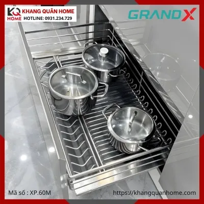 GIÁ XOONG NỒI GRANDX 600MM NAN OVAL XP.60M