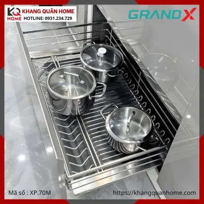 GIÁ XOONG NỒI GRANDX 700MM NAN OVAL XP.70M