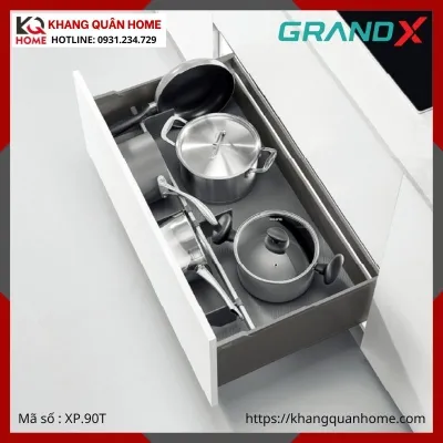 GIÁ XOONG NỒI GRANDX 900MM TITANIUM XP.90T