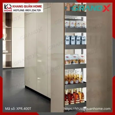 TỦ ĐỒ KHÔ GRANDX CÁNH KÉO 6 TẦNG R400MM XPR.400T