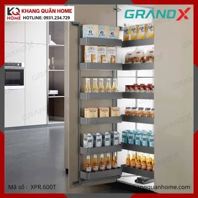 TỦ ĐỒ KHÔ GRANDX TITANIUM CÁNH MỞ R600MM XPR.600T