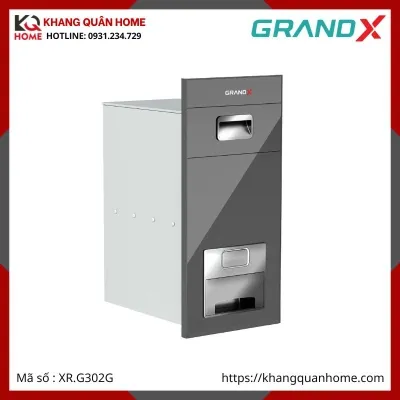 THÙNG GẠO GRANDX NÚT NHẤN MẶT GƯƠNG XÁM XR.G302G