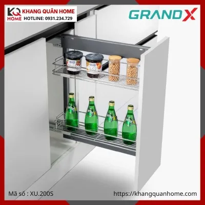 GIÁ ĐỰNG CHẤT TẨY RỬA GRANDX NAN DẸT XU.200S