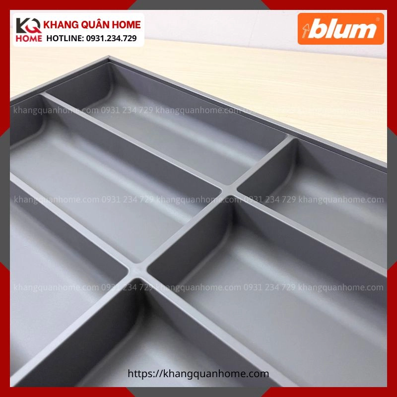 KHAY CHIA MUỖNG ĐŨA BLUM BS3 XÁM ĐẬM R300MM ZC7S500BS3 4497947