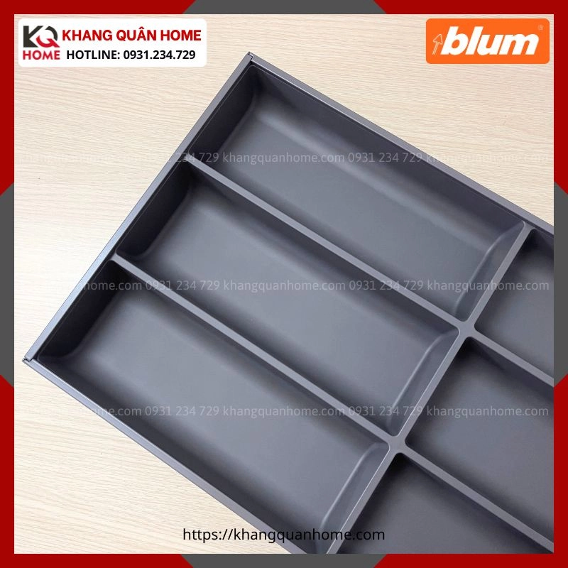 KHAY CHIA MUỖNG ĐŨA BLUM BS3 XÁM ĐẬM R300MM ZC7S500BS3 4497947