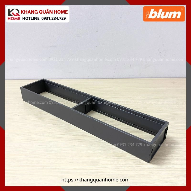 KHAY CHIA MUỖNG ĐŨA BLUM RS1 XÁM ĐẬM R100MM ZC7S500RS1 8693820