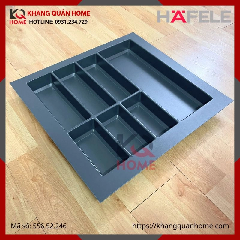 Khay Chia Muỗng Đũa Hafele Classico Xám R600mm 556.52.246
