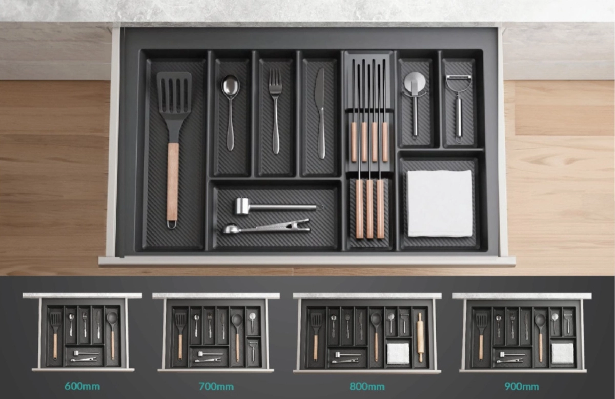 KHAY CHIA MUỖNG NĨA GRANDX NHỰA 