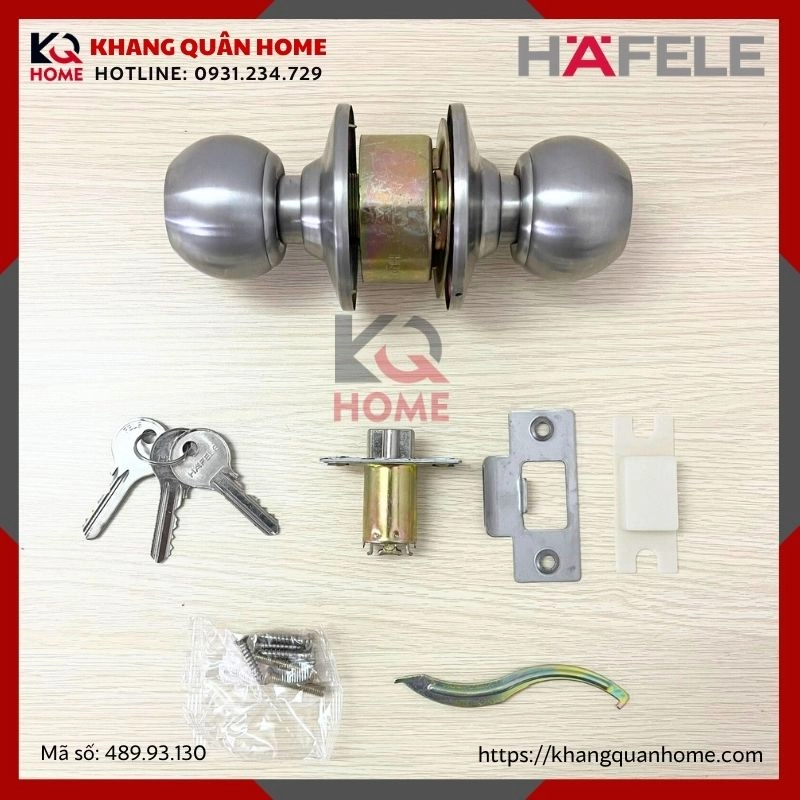 KHÓA TAY NẮM TRÒN CỬA ĐI HAFELE 489.93.130