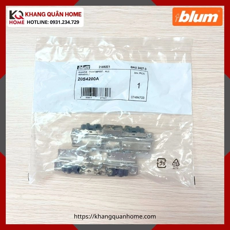 KHỚP NỐI CÁNH TAY DÙNG CHO CÁNH KHUNG NHÔM HẸP CHO AVENTOS HS HL HK TOP 20S4200A 7484703 (2)