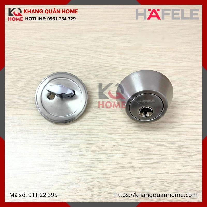 Hình thực tế Khóa Cóc 1 Đầu Chìa 1 Đầu Vặn Loại Nhỏ Hafele 911.22.395