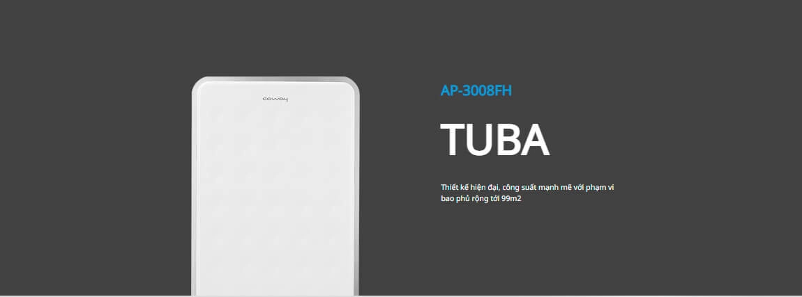 Máy lọc không khí Coway TUBA- AP-3008FH- Chính Hãng