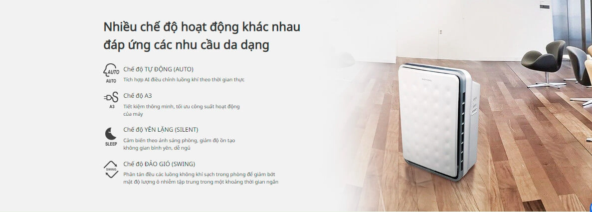 Máy lọc không khí Coway TUBA- AP-3008FH- Chính Hãng