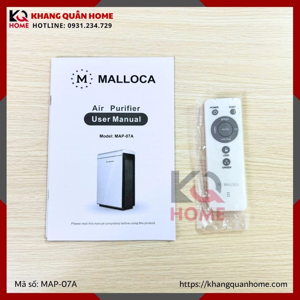 MÁY LỌC KHÔNG KHÍ MALLOCA MAP-07A