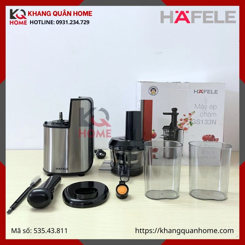 Hình Thực tế Máy Ép Chậm Hafele GS-133N 535.43.811
