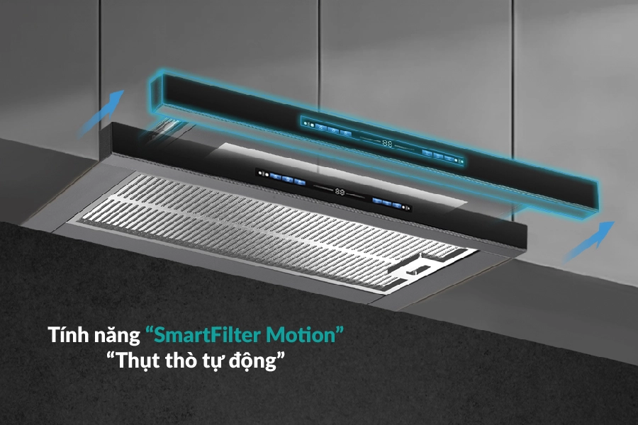 MÁY HÚT MÙI ÂM TỦ GRANDX 700MM GX H70F75B