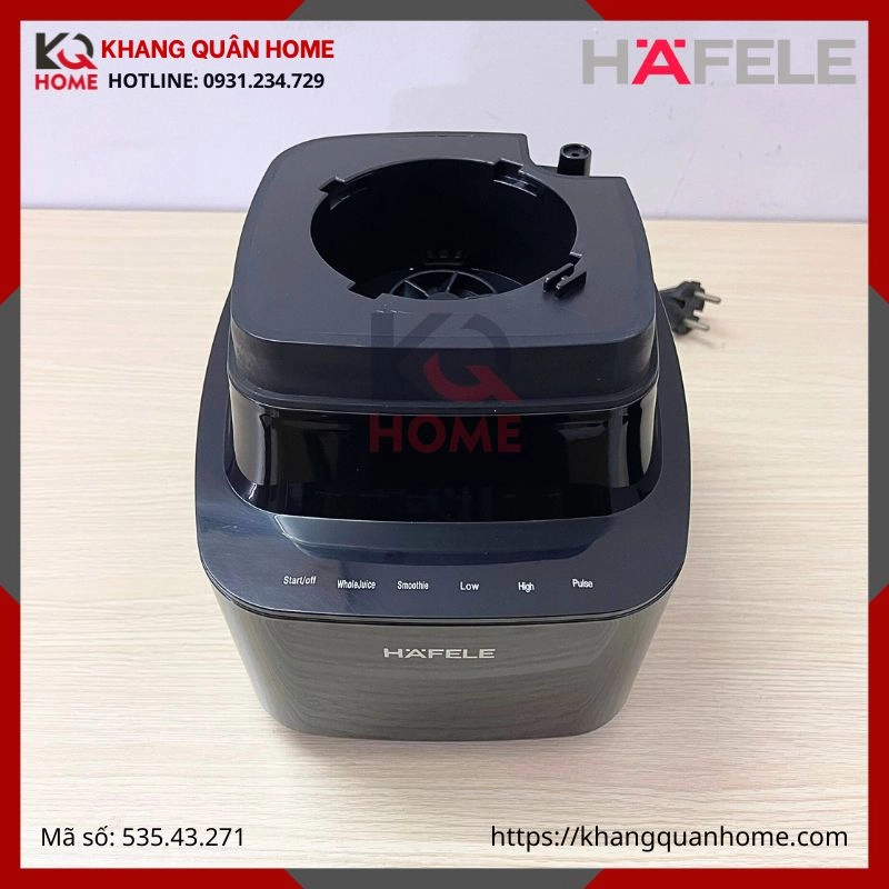Hình thực tế Máy Xay Sinh Tố Chân Không Hafele BR230-19E00 535.43.271