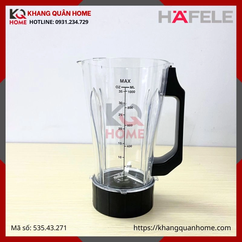Hình thực tế Máy Xay Sinh Tố Chân Không Hafele BR230-19E00 535.43.271