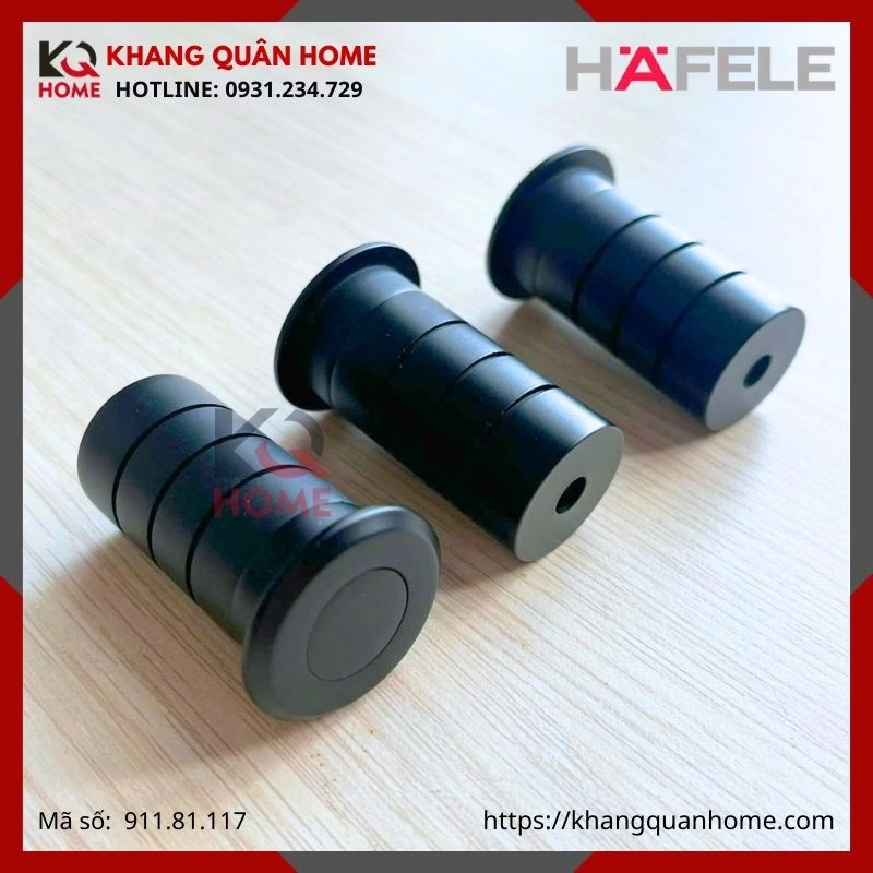 NẮP CHỐT ÂM MÀU ĐEN HAFELE 911.81.117