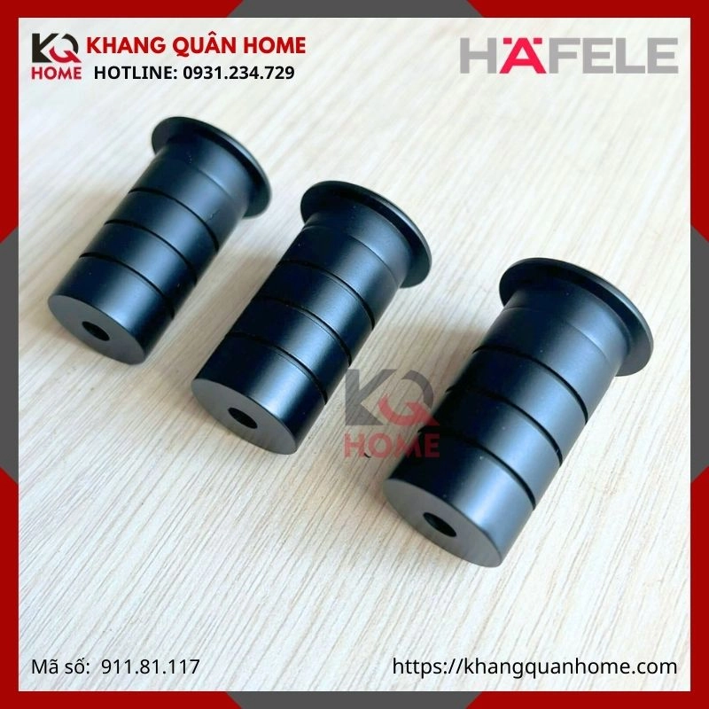 NẮP CHỐT ÂM MÀU ĐEN HAFELE 911.81.117