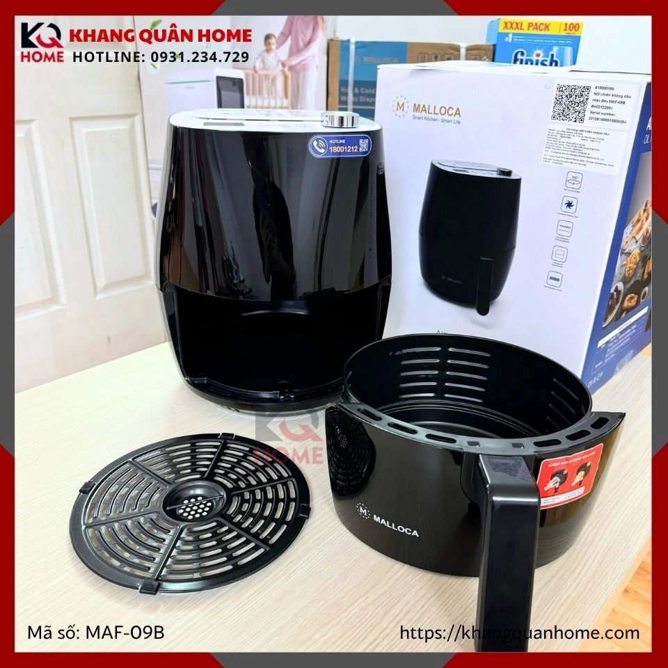 NỒI CHIÊN KHÔNG DẦU MALLOCA MAF-09B