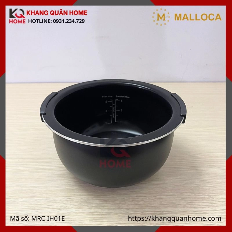 Hình thực tế Nồi cơm điện cao tần MRC-IH01E Malloca