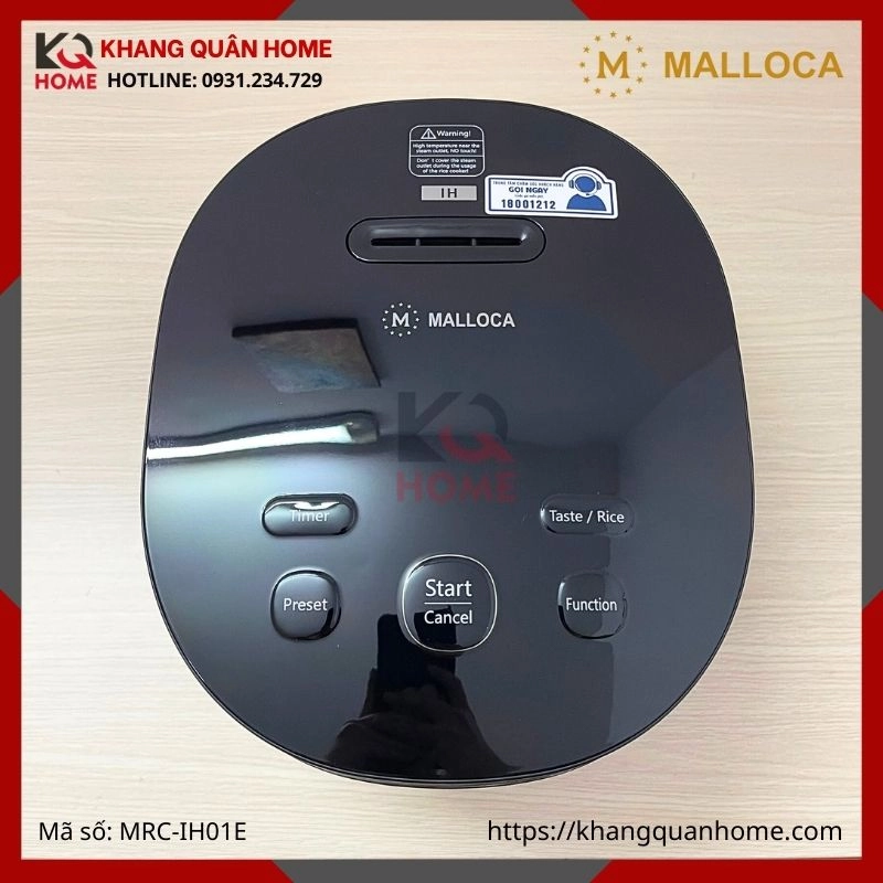 Nồi cơm điện cao tần MRC-IH01E malloca