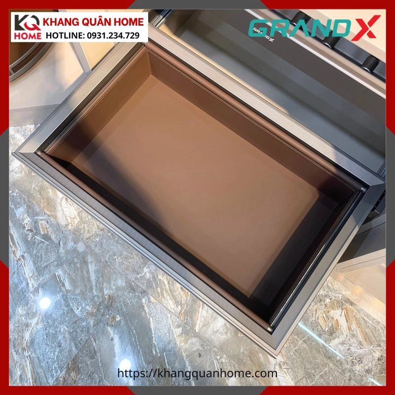 HÌNH THỰC TẾ NGĂN ĐỰNG QUẦN ÁO BỌC DA GRANDX R900MM XM.90A