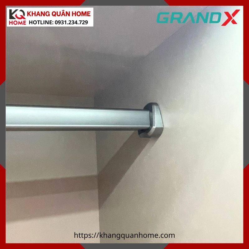 HÌNH THỰC TẾ THANH TREO QUẦN ÁO GRANDX 2000MM XM.2000