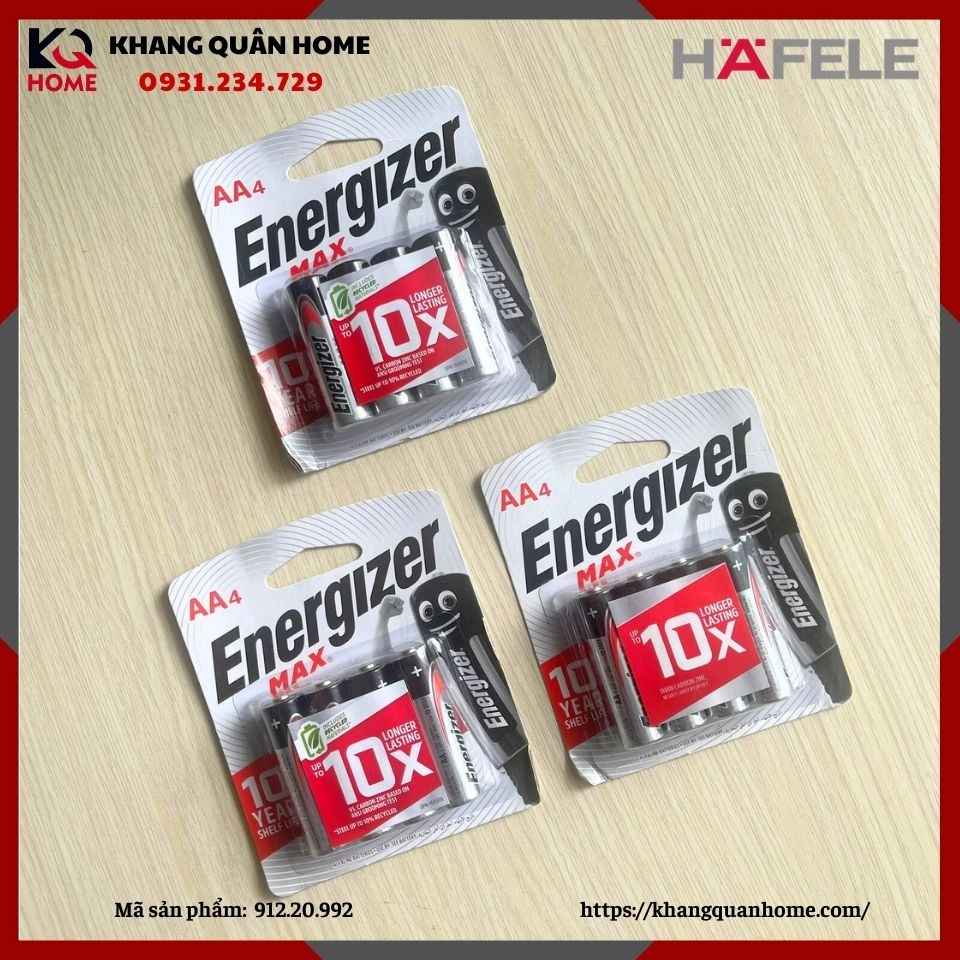 912.20.992 PIN ENERGIZER LR6 E91 2A 4EA/PK HÄFELE