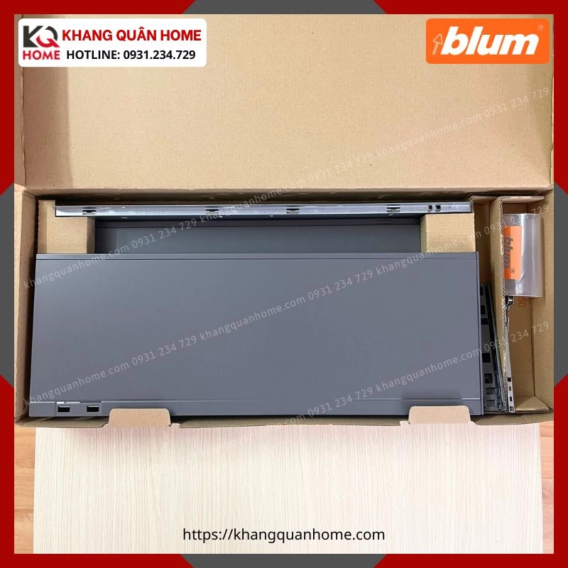 RAY HỘP BLUM LEGRABOX CHIỀU CAO C 177MM XÁM LEGRABOX pure C 2633078
