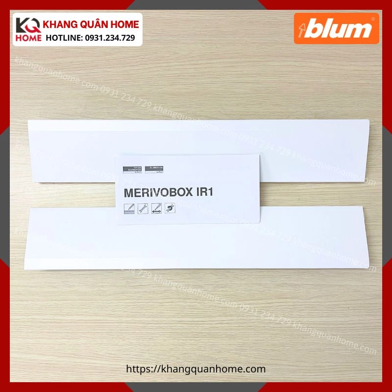 RAY HỘP ÂM BLUM MERIVOBOX IR1 91MM MÀU TRẮNG 6234006